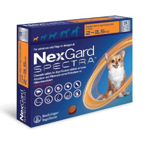 NexGard Spectra 2-3,5kg packshot